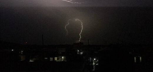 Night thunderstorm
